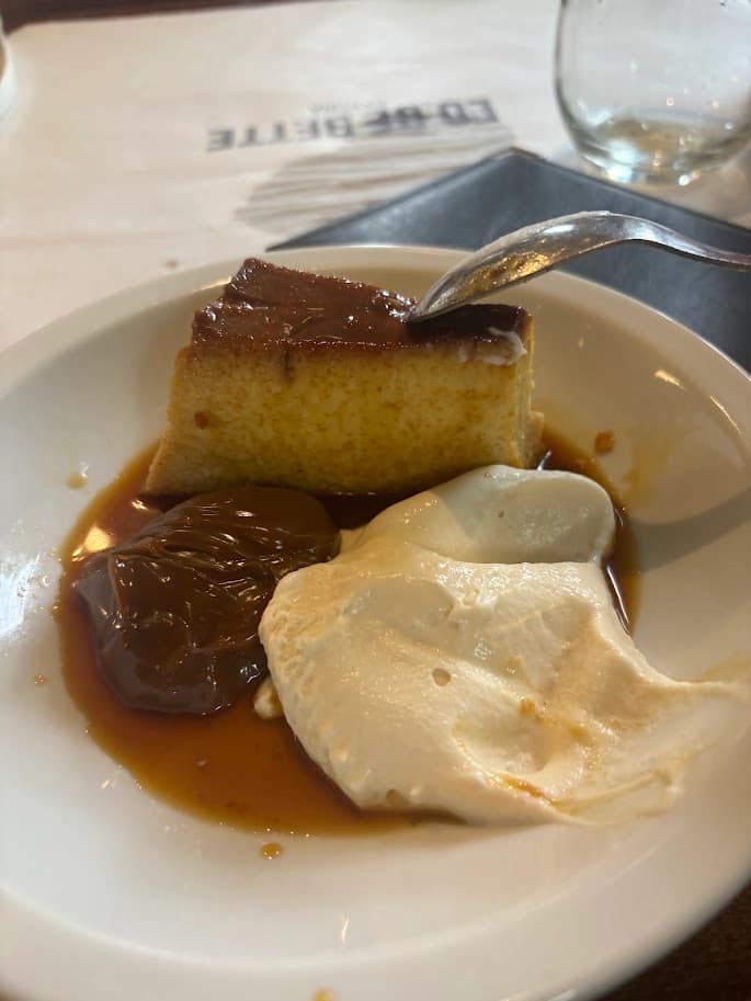 flan mixto argentine dessert