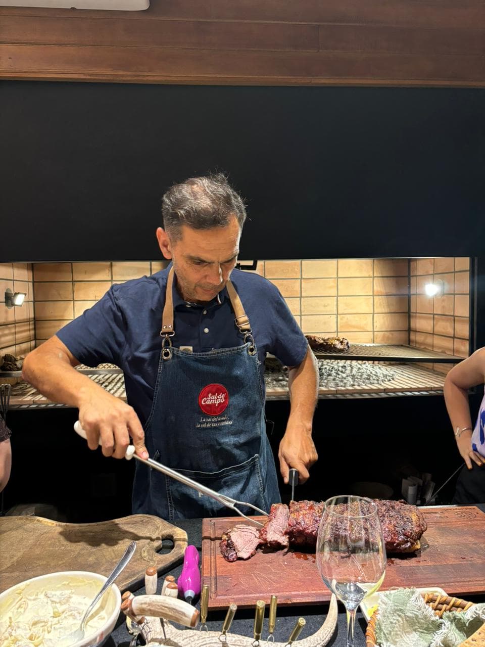 el asador, the designated cook, aplauso para el asador