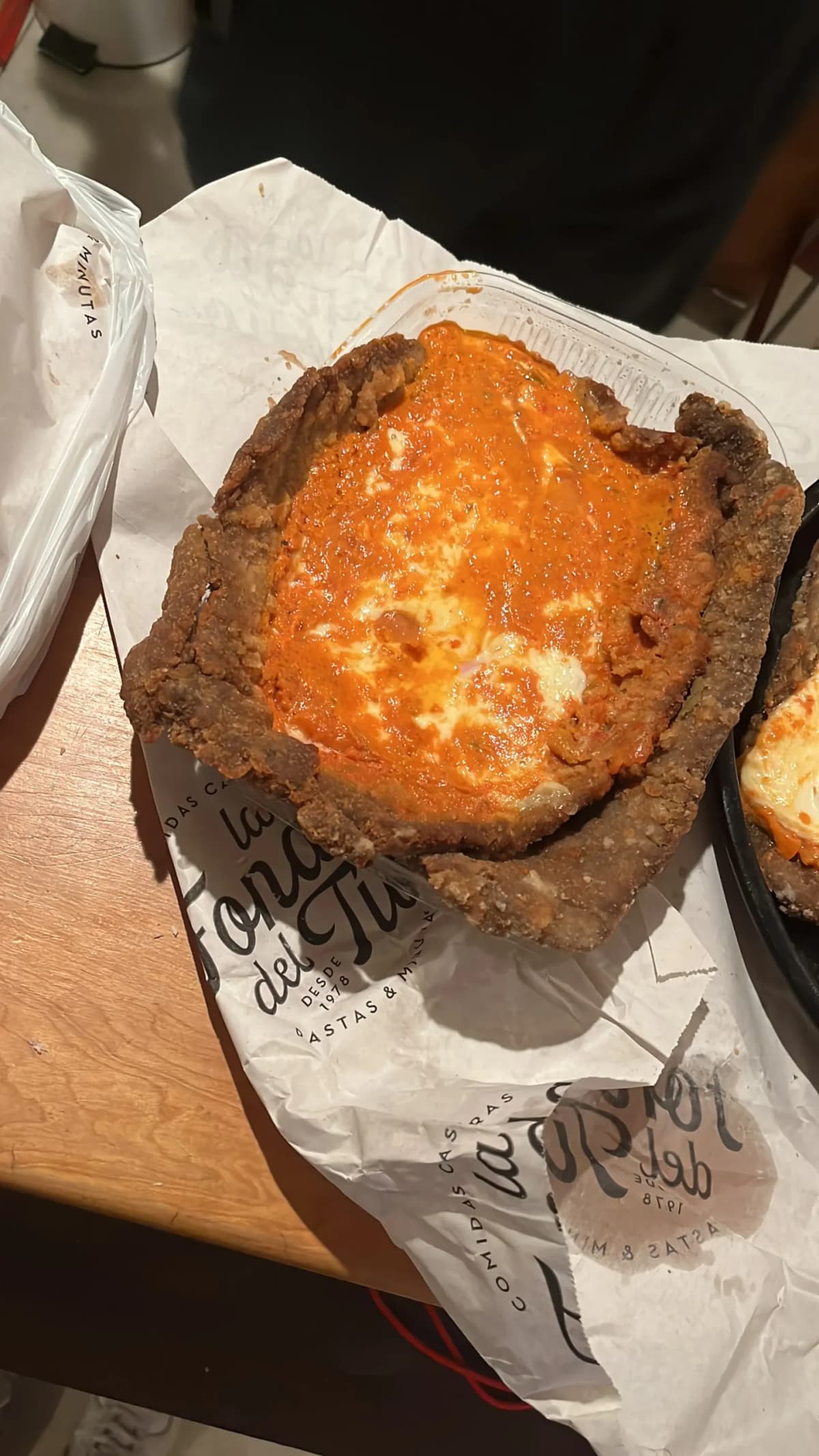 milanesa at a bodegon