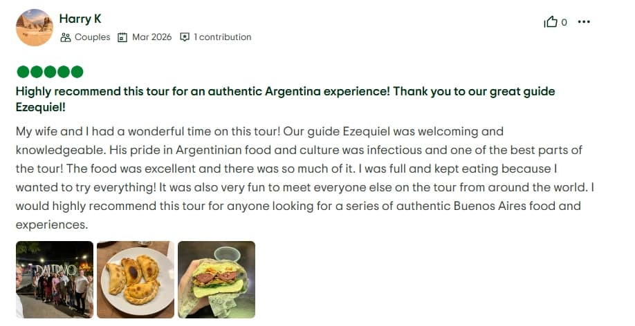 best food tour tripadvisor reviews