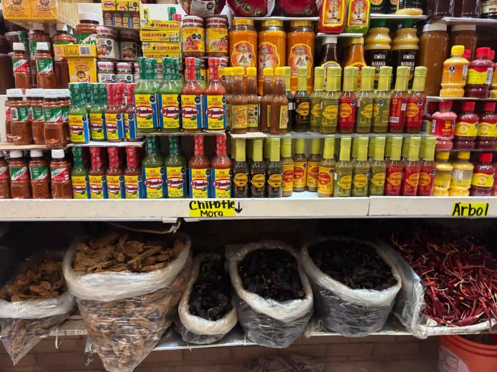 coyoacan market chilies