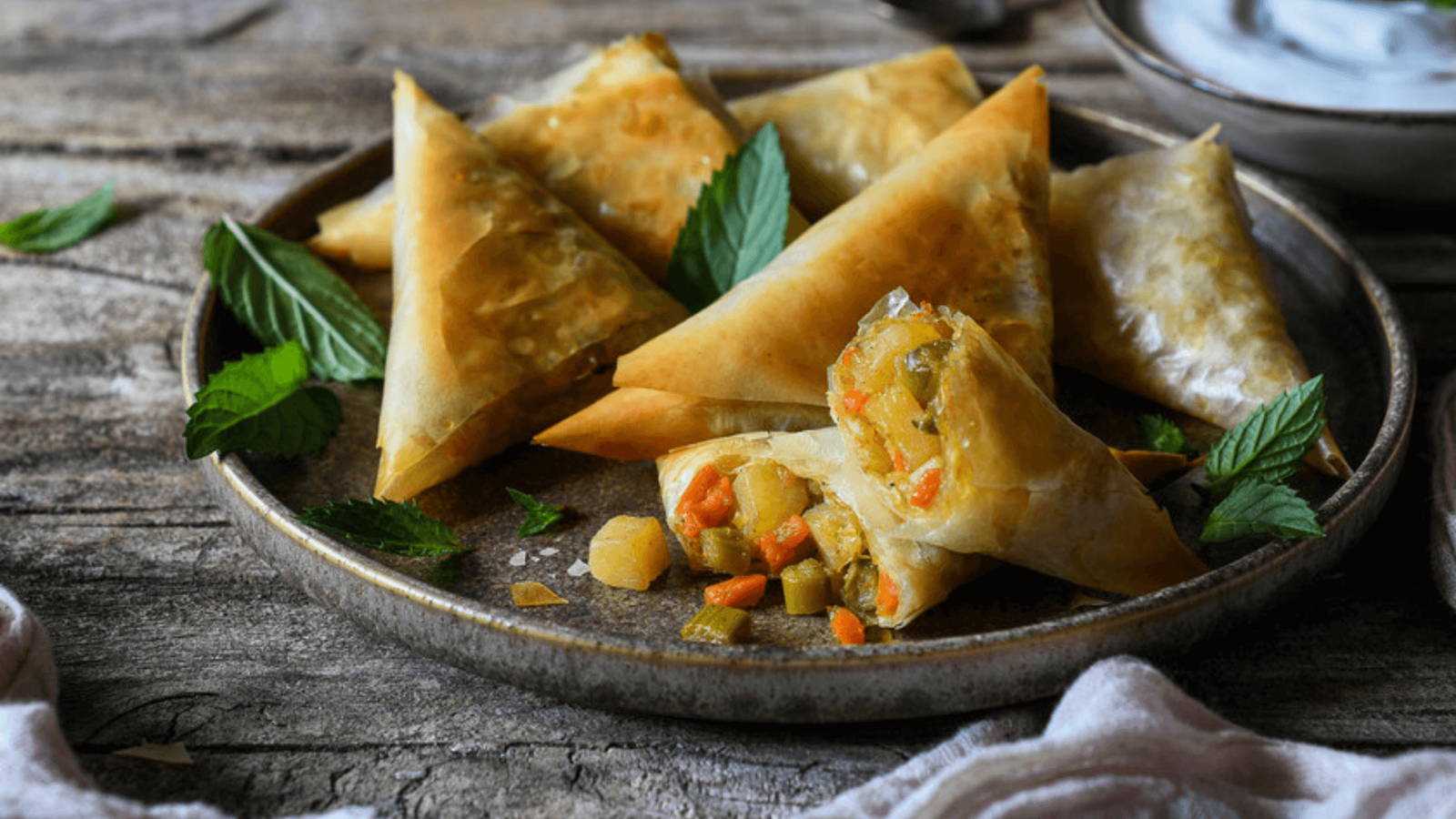 A fried or baked pastry 