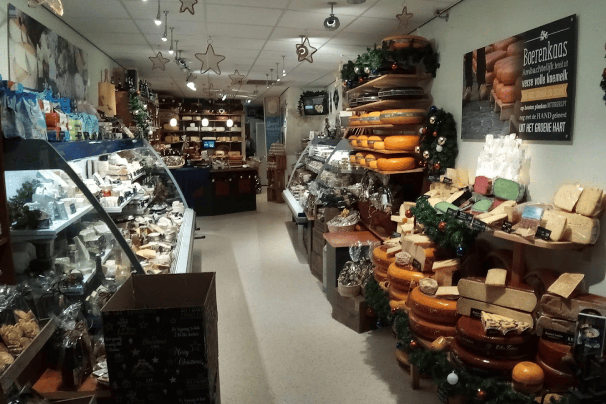Cheese factory where the locals of the city buy